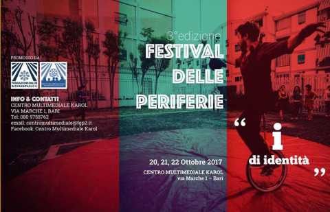 Bari, Festival delle periferie: tre giorni di proiezioni, spettacoli circensi e incontri